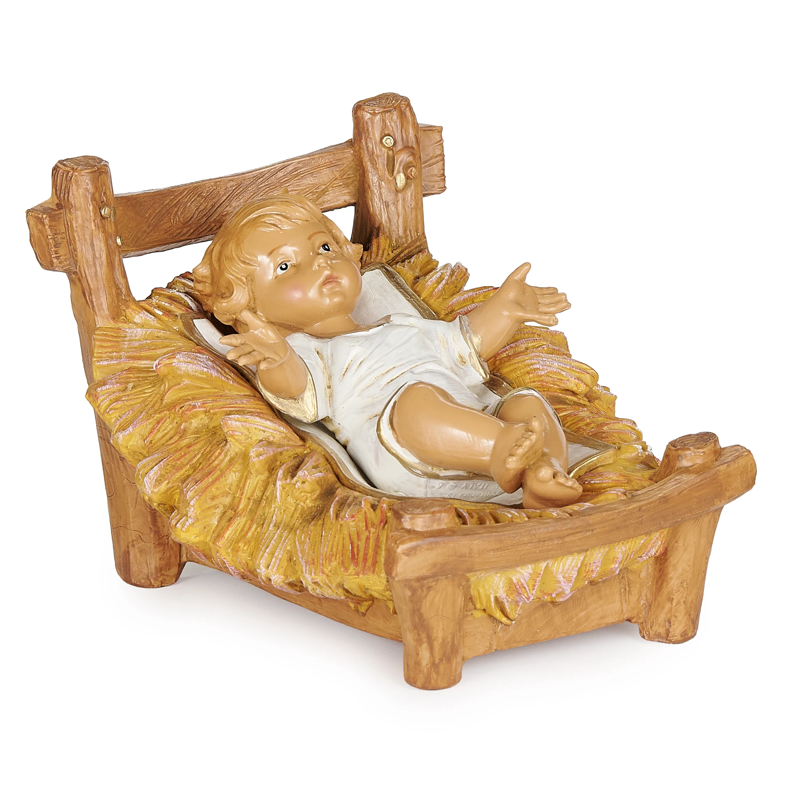 Fontanini Baby Jesus with Manger - 12" Scale - Image 6