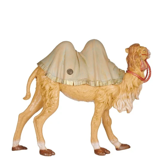 Fontanini Standing Camel with Saddle - 12" Scale - Image 3