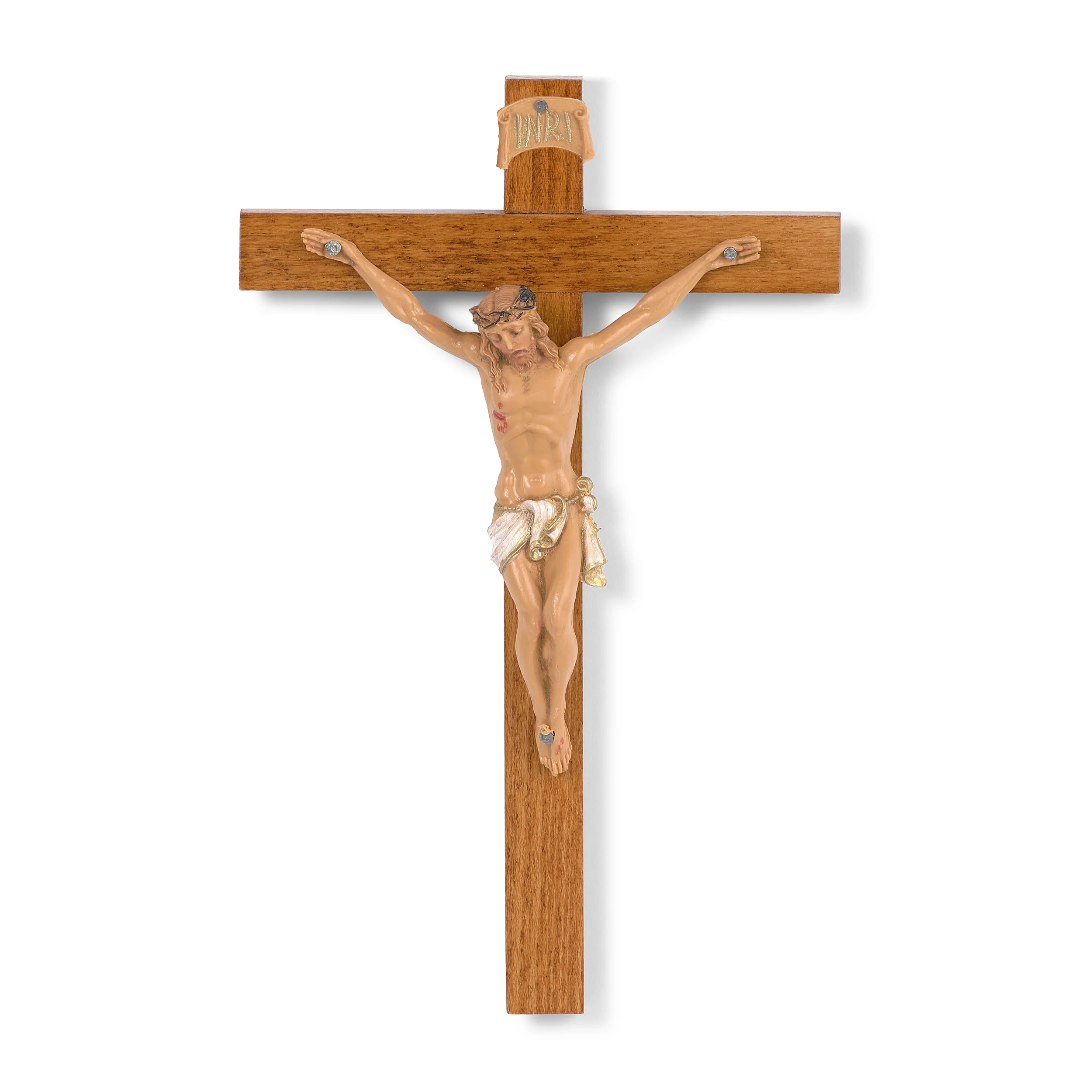 Fontanini Traditional Woodtone Crucifix - Image 4
