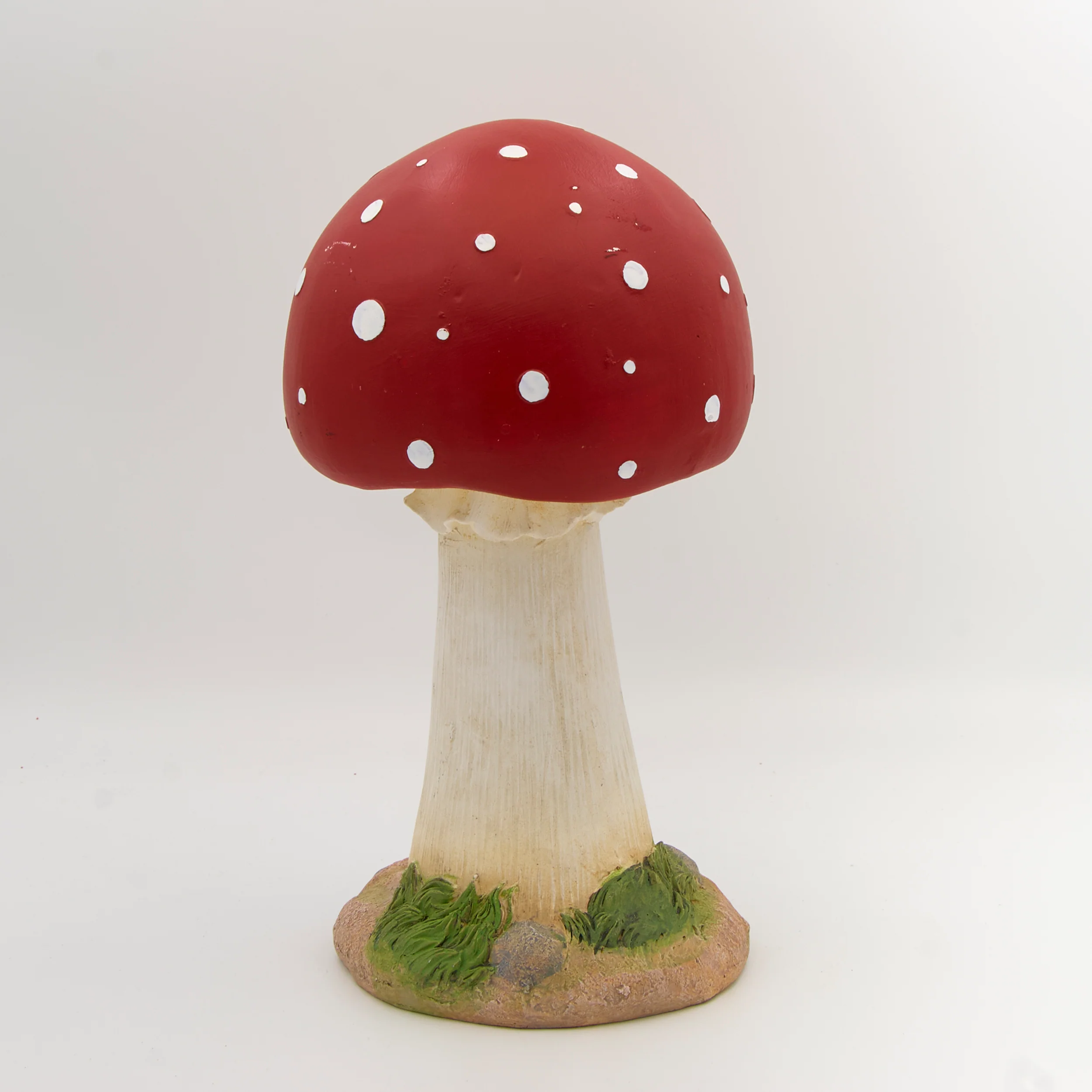 Red Toadstool Garden Statue - Image 2