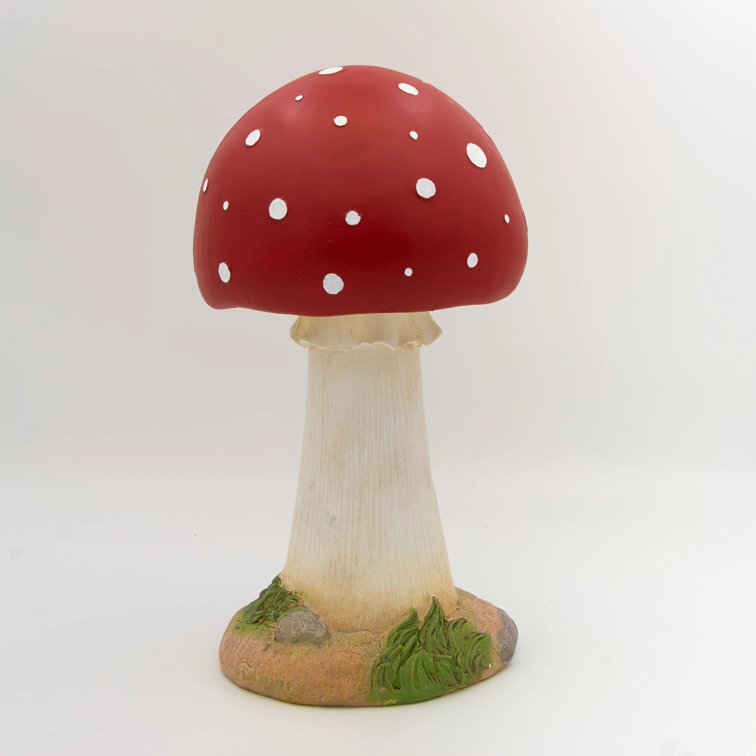 Red Toadstool Garden Statue - Image 3