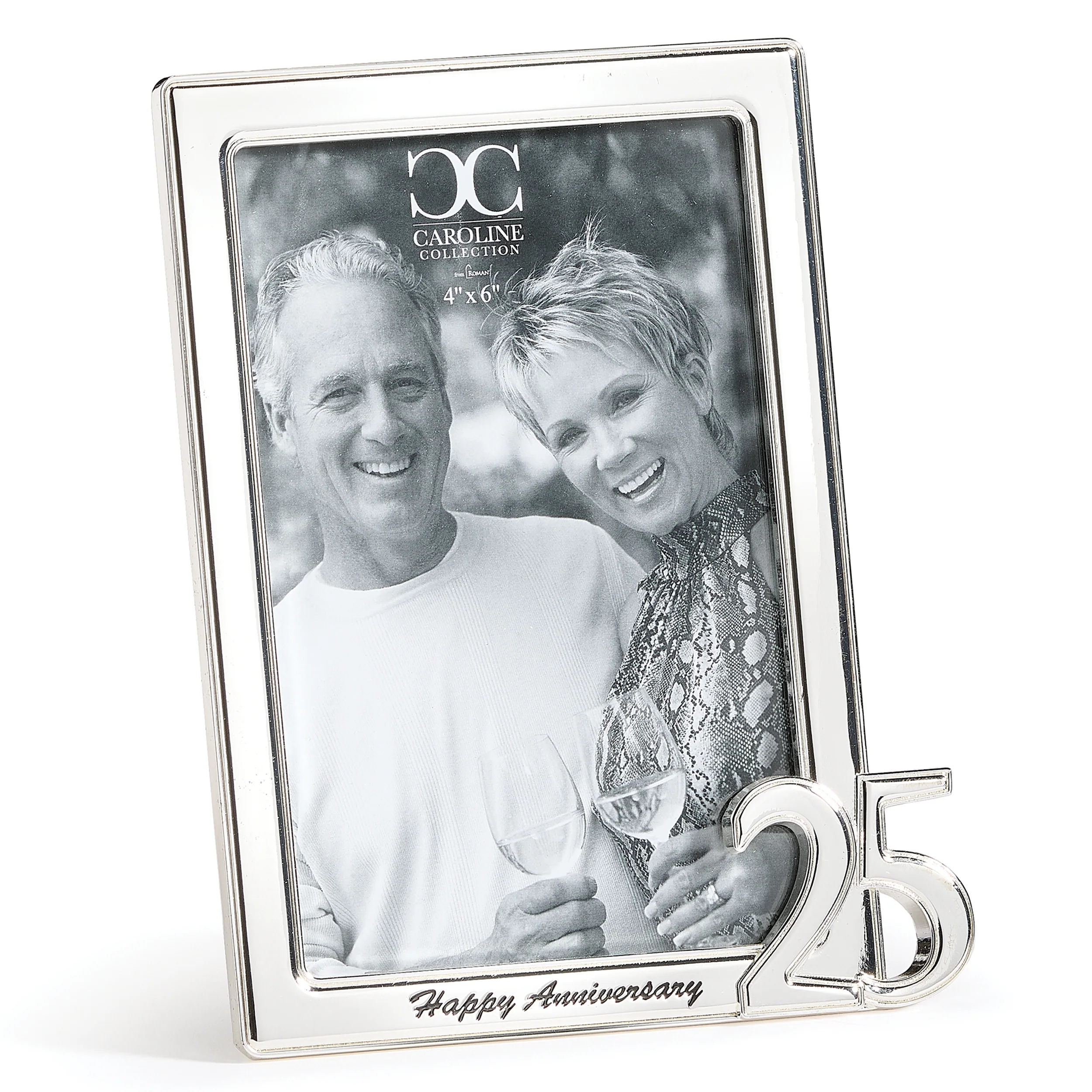 Caroline Collection 25th  "Happy Anniversary" Frame