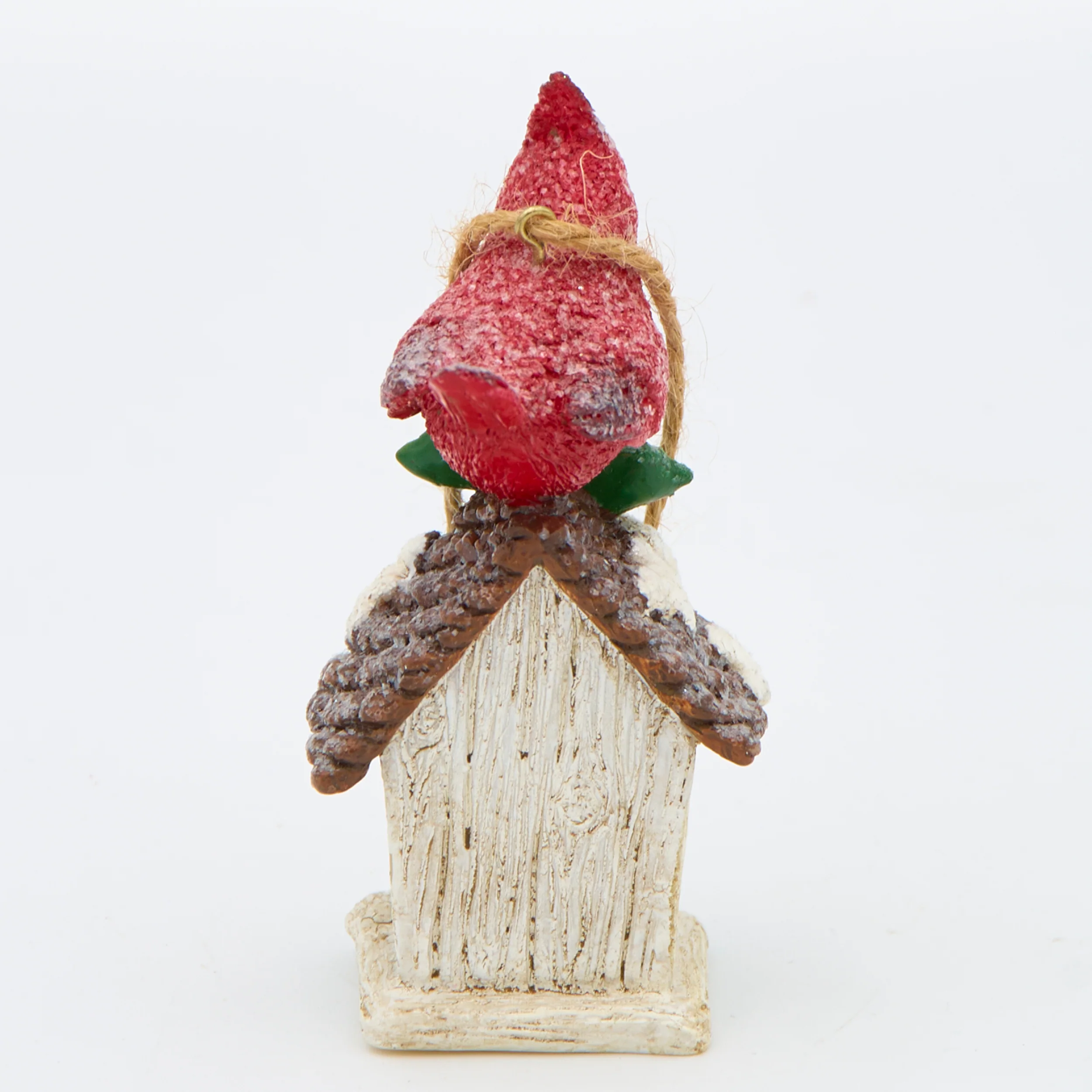 Cardinal on Birdhouse Ornament - Image 3