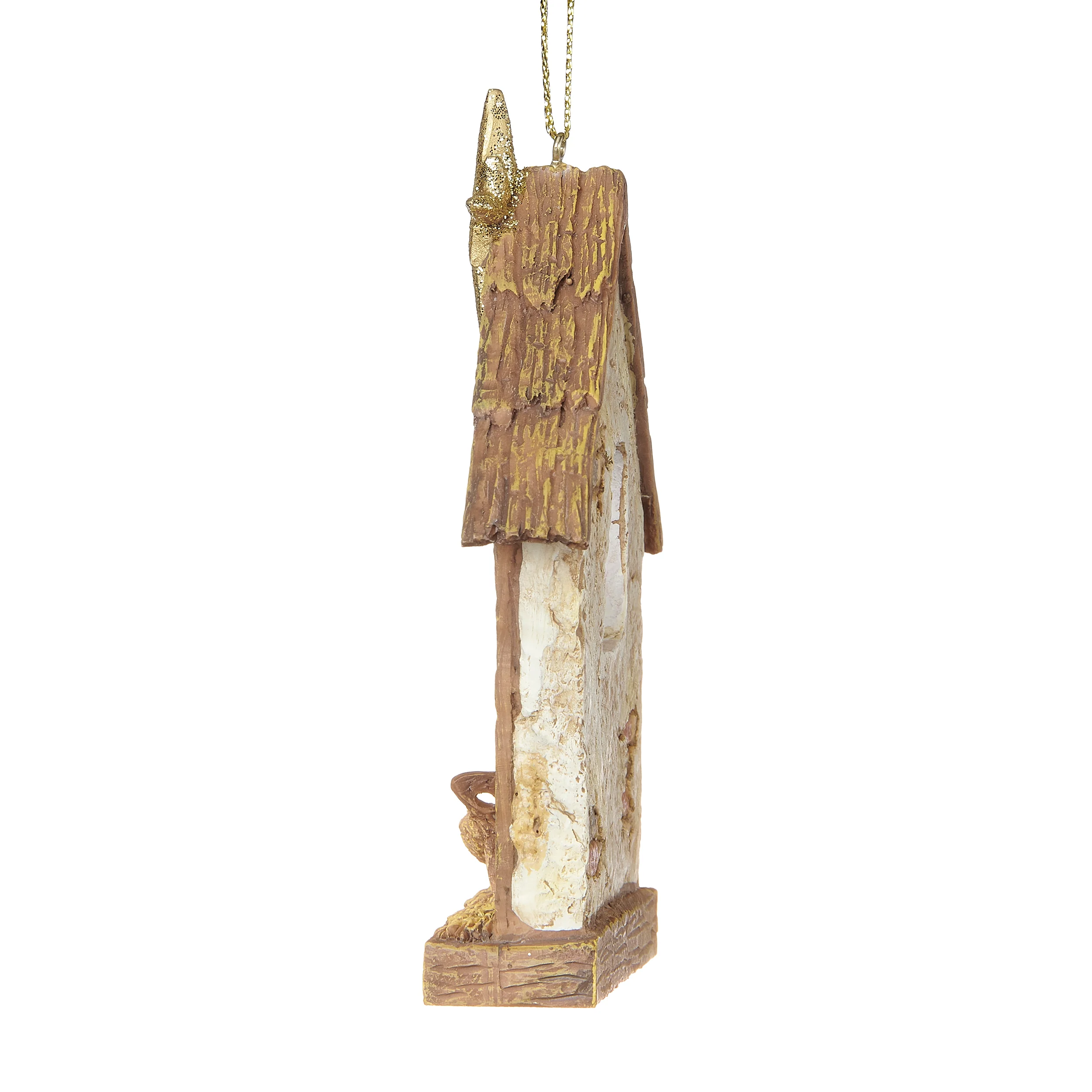Fontanini Peace on Earth Nativity Ornament with Stable & Star - Image 2