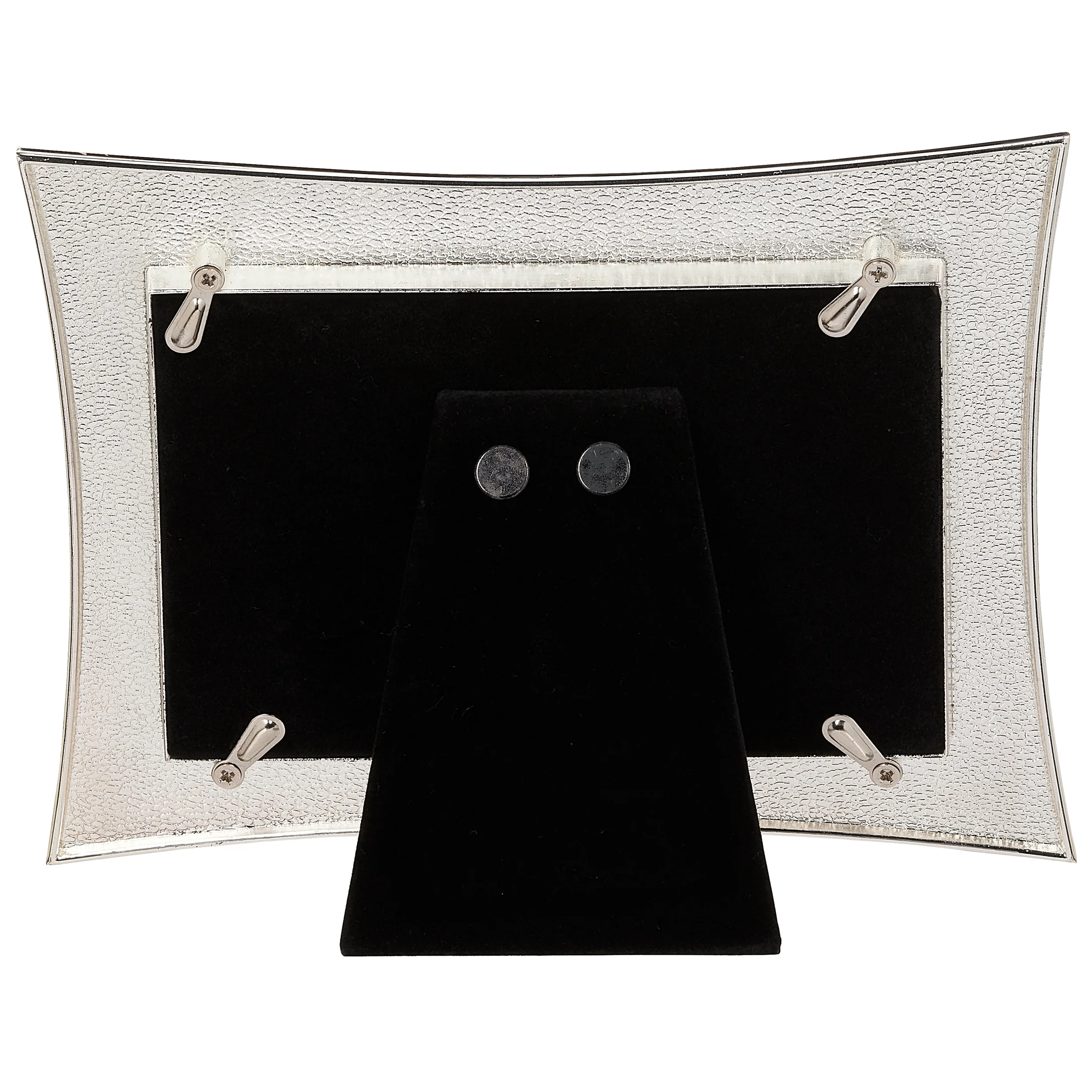 Curved Baptism Frame with Cross 3.5x5 with Silver Cross - Image 3