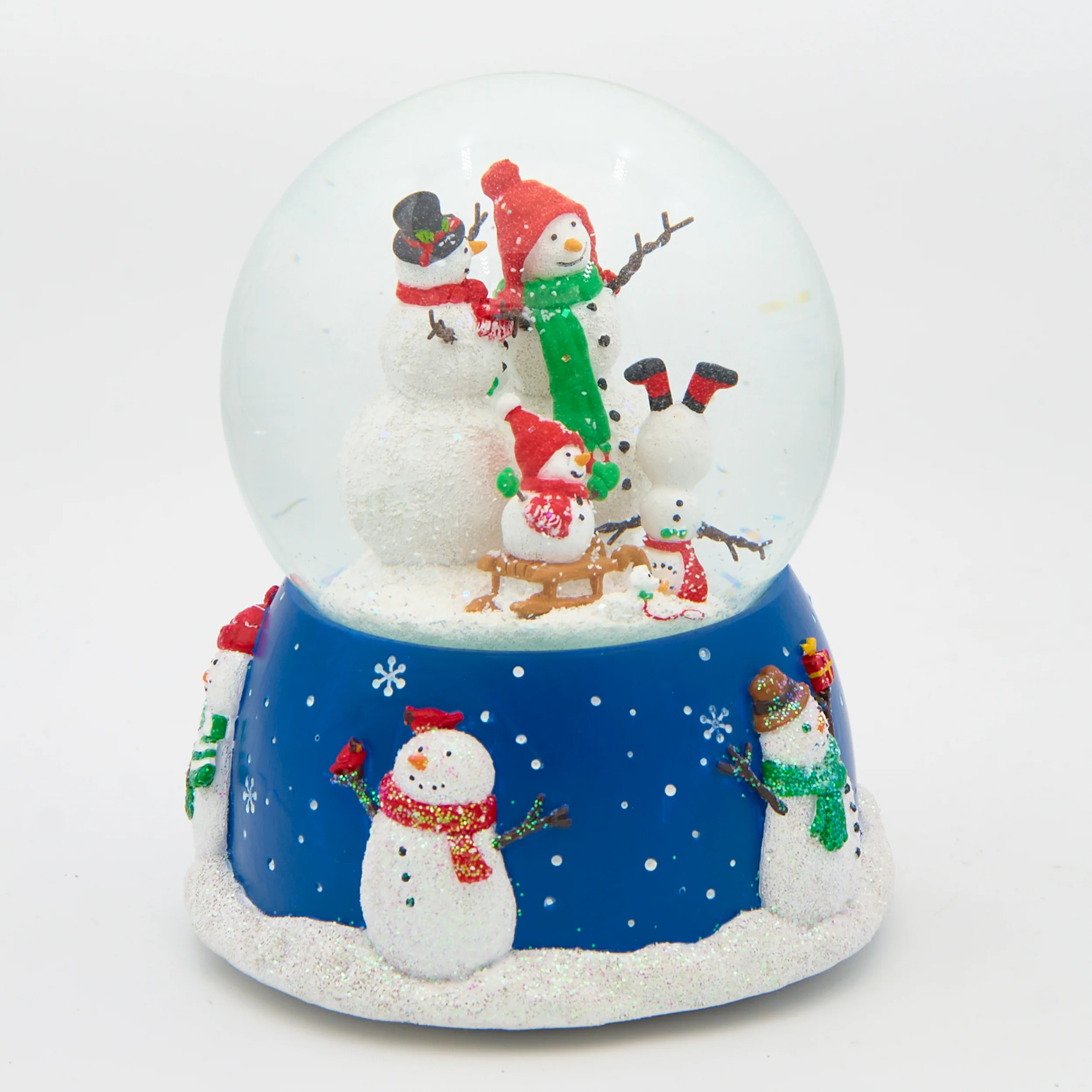 Glitterdome Musical Snowman Family – "Winter Wonderland" Tune - Image 2