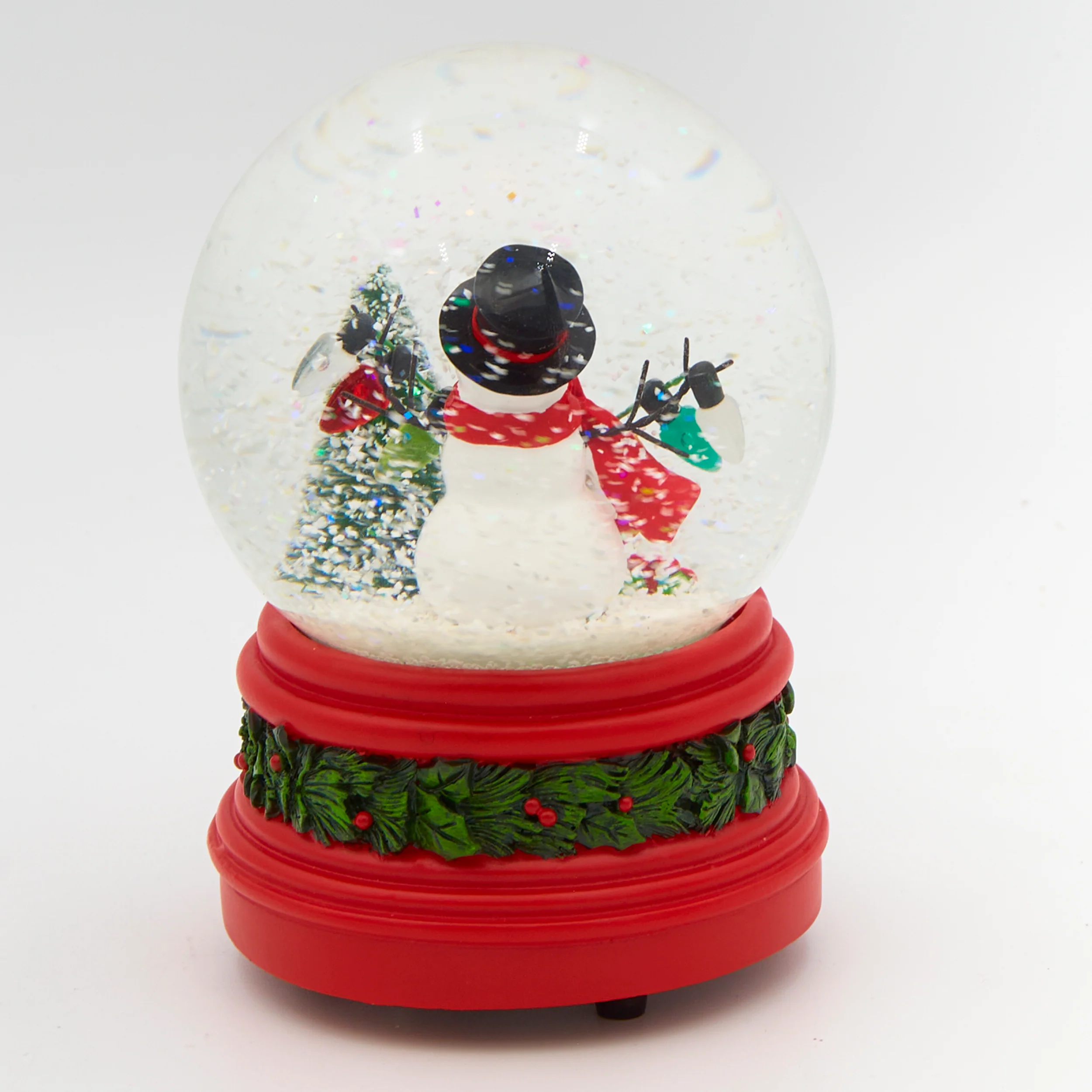 Glitterdome Musical Snowman with String Lights – "Jingle Bells" Tune - Image 3