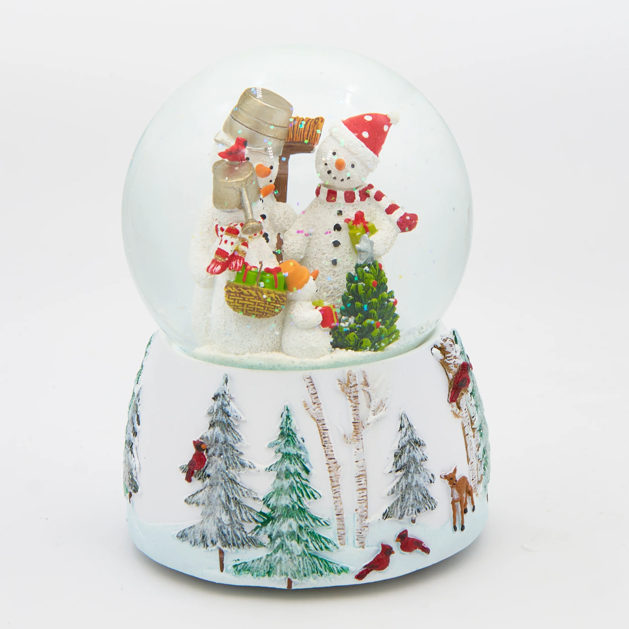 Glitterdome Musical Snowman Family – "The 12 Days of Christmas" Tune - Image 2