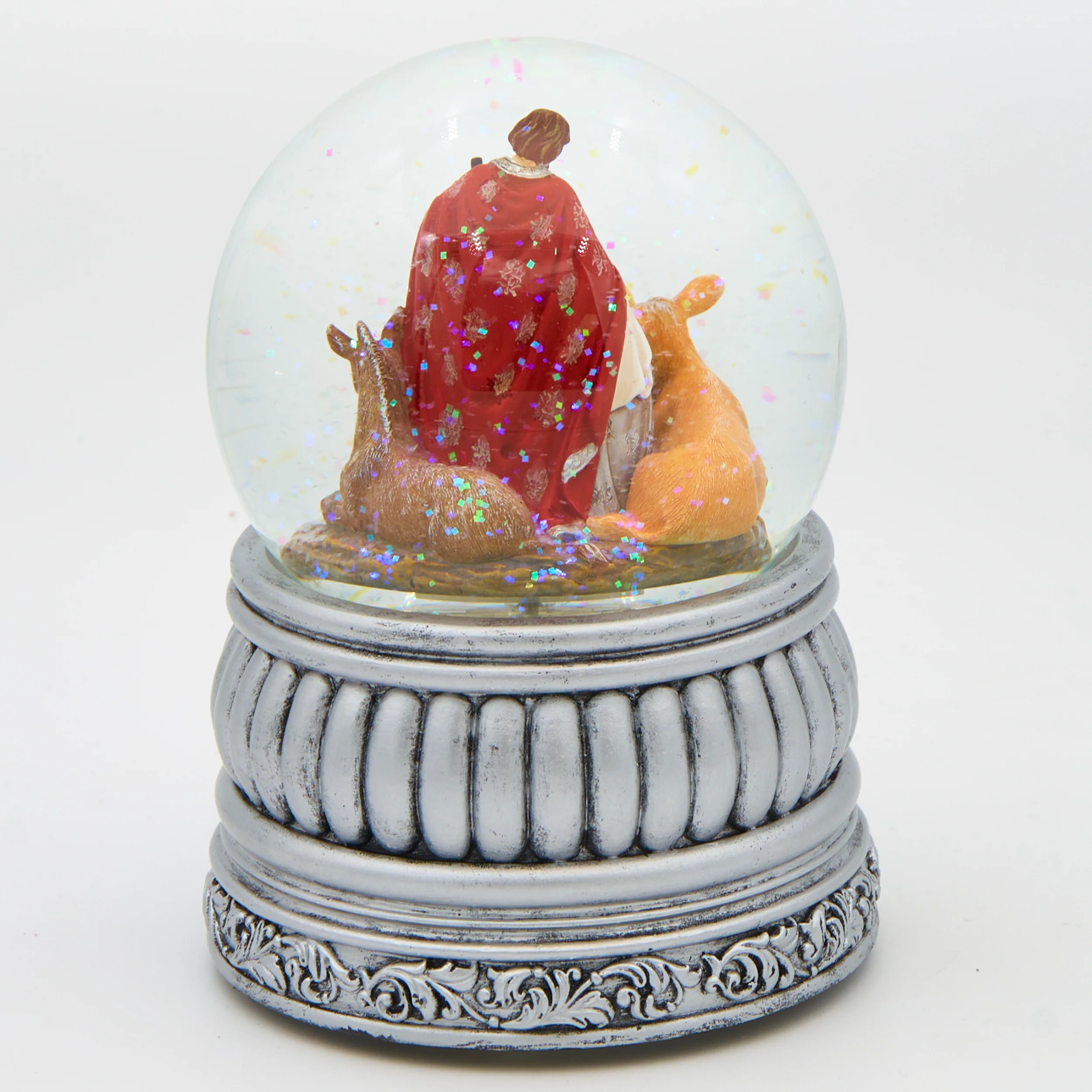 Glitterdome Musical Swirl with Holy Family – "The First Noel" Tune - Image 3
