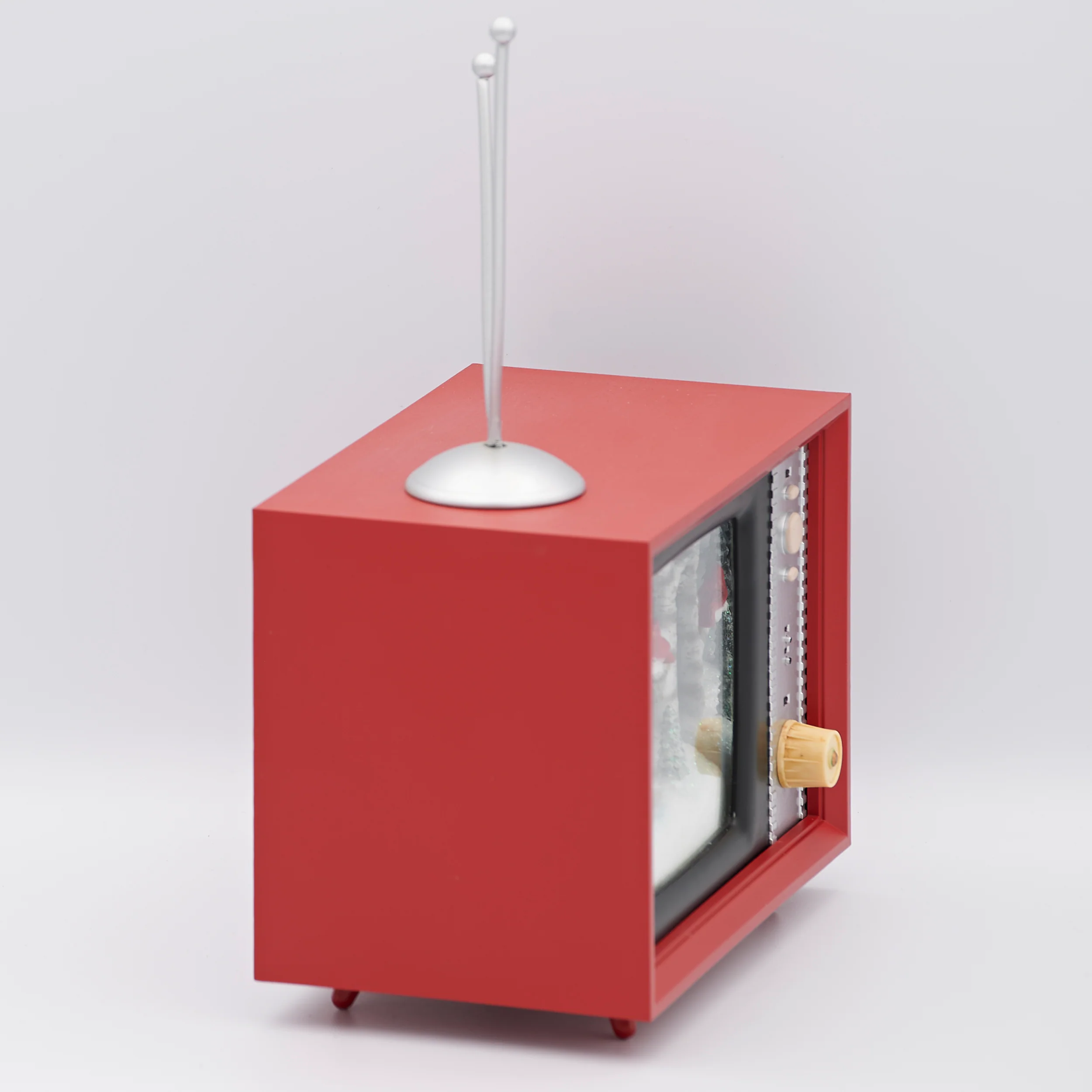 Amusements Lighted TV with Cardinals on Branches - Image 3