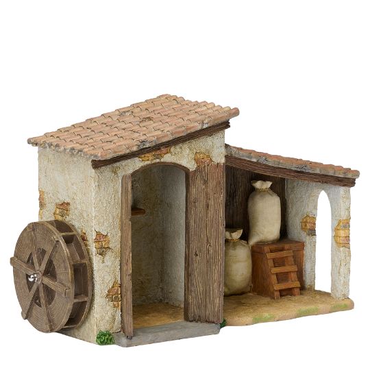 Fontanini Farmhouse with Water Mill - 5" Scale - Image 2