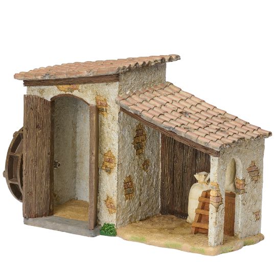 Fontanini Farmhouse with Water Mill - 5" Scale - Image 3