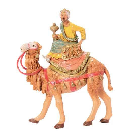 Fontanini Three Kings on Camels Set - 5" Scale - Image 4