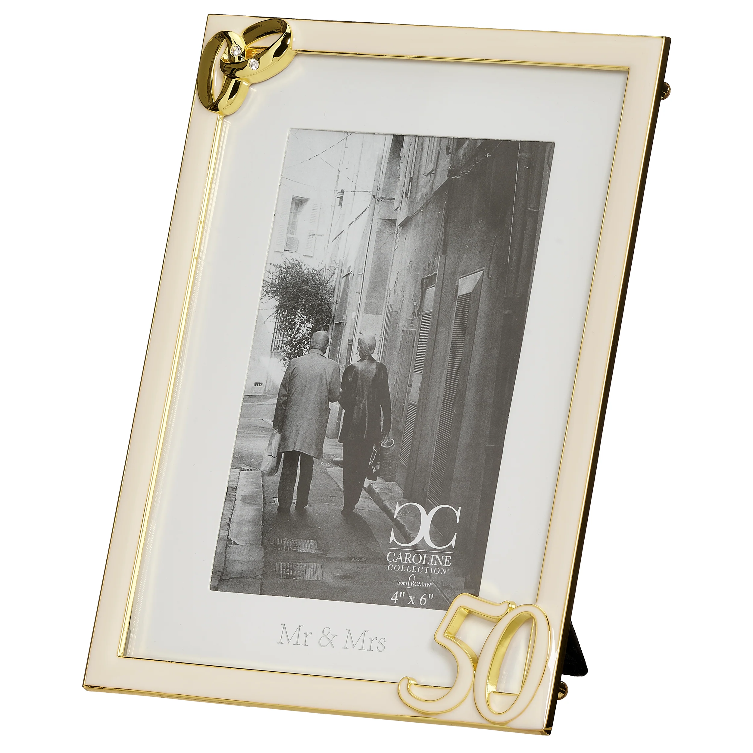 Caroline Collection 50th Anniversary Wedding Bands Frame - Image 3