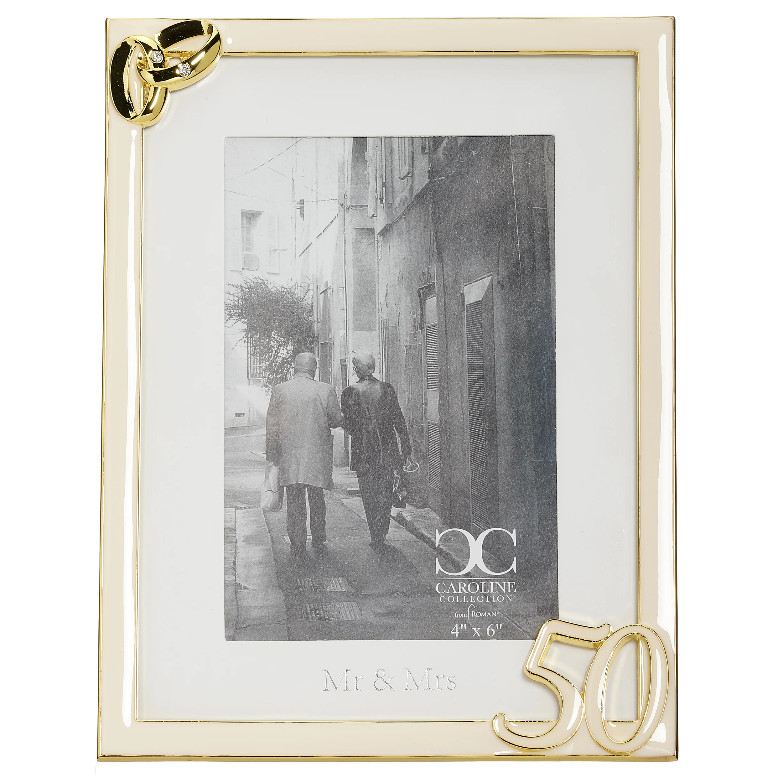 Caroline Collection 50th Anniversary Wedding Bands Frame - Image 4