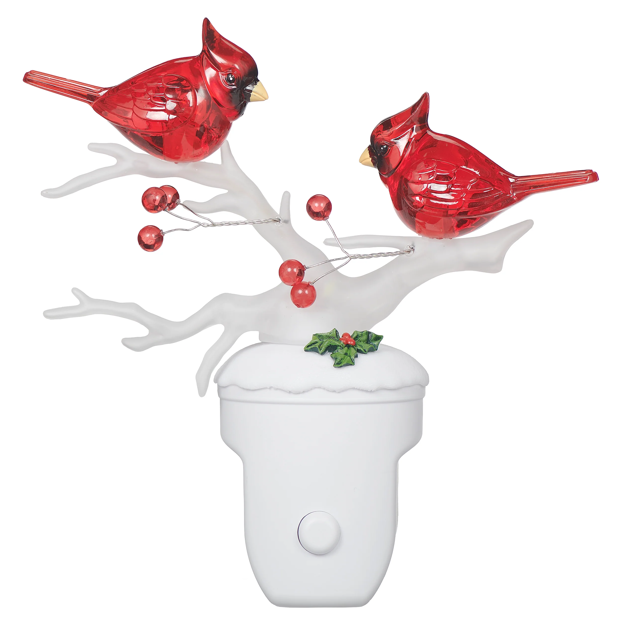 Roman Lights Cardinals on a Branch Night-Light