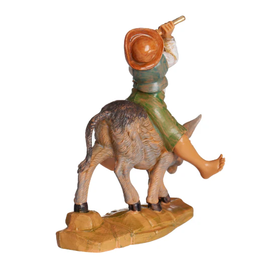 Fontanini Dominic Boy with Donkey - 5" Scale - Image 3