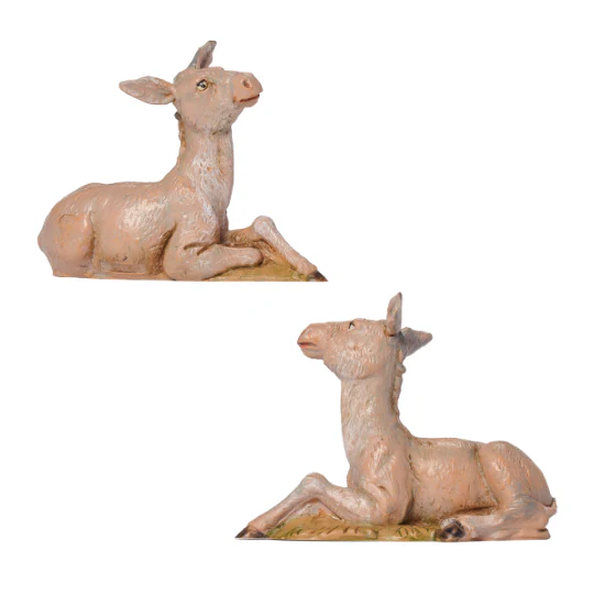 Fontanini Donkey Family Set - 5" Scale - Image 3