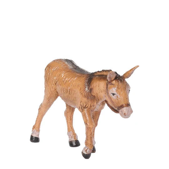 Fontanini Donkey with Cross Marking - 5" Scale - Image 4