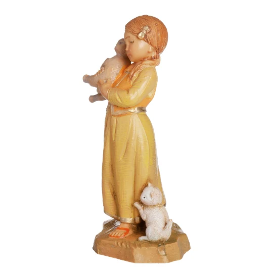 Fontanini Filia the Girl with Cats - 5" Scale - Image 2