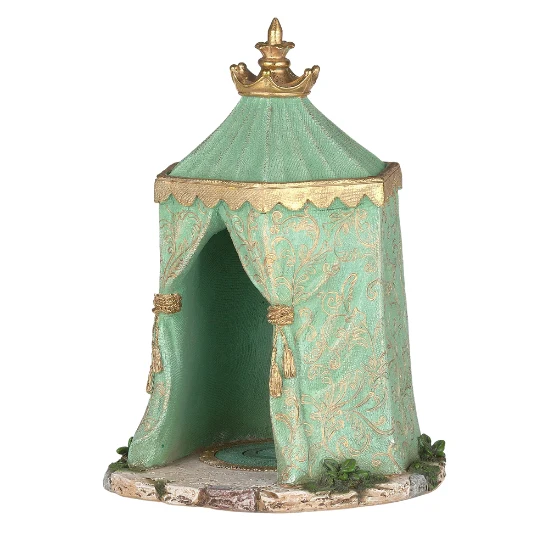 Fontanini Green King's Tent - 5" Scale - Image 3