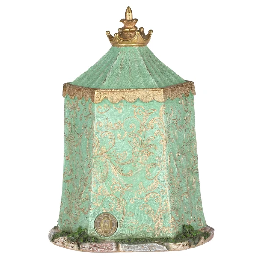 Fontanini Green King's Tent - 5" Scale - Image 4