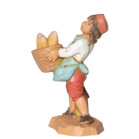 Fontanini Isaak the Baker Child - 5" Scale - Image 2