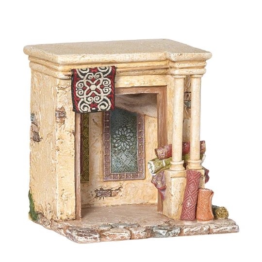 Fontanini Rug Merchant Shop - 5" Scale - Image 2