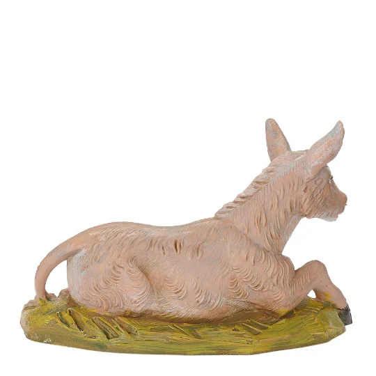 Fontanini Seated Donkey – 5" Scale - Image 4