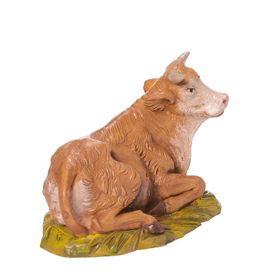 Fontanini Seated Ox - 5" Scale - Image 3