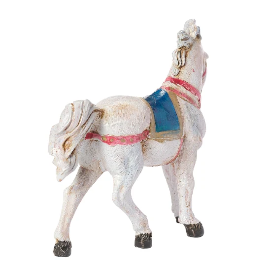 Fontanini White Horse with Blanket - 5" Scale - Image 4