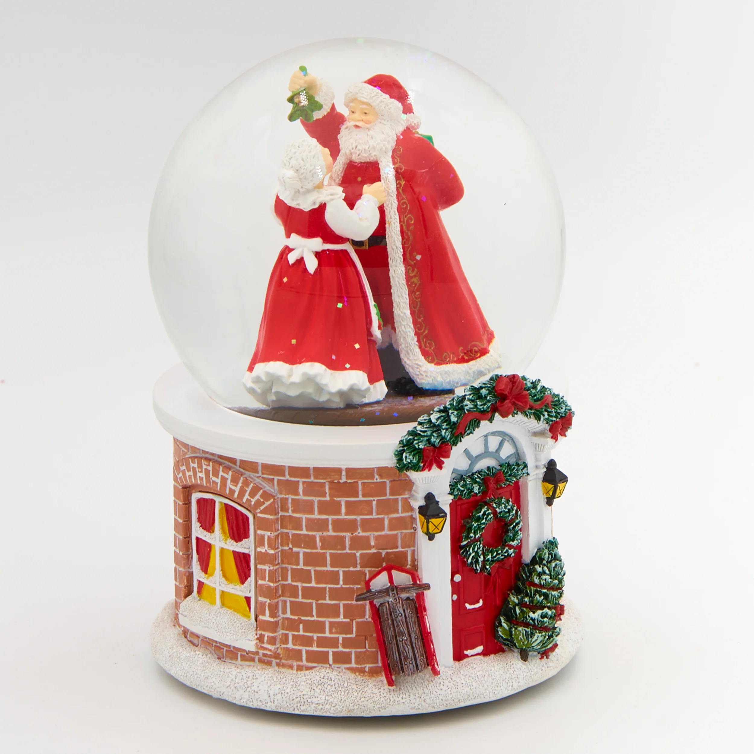 Glitterdome Musical Santa & Mrs. Claus –  "Holly Jolly Christmas" Tune - Image 2