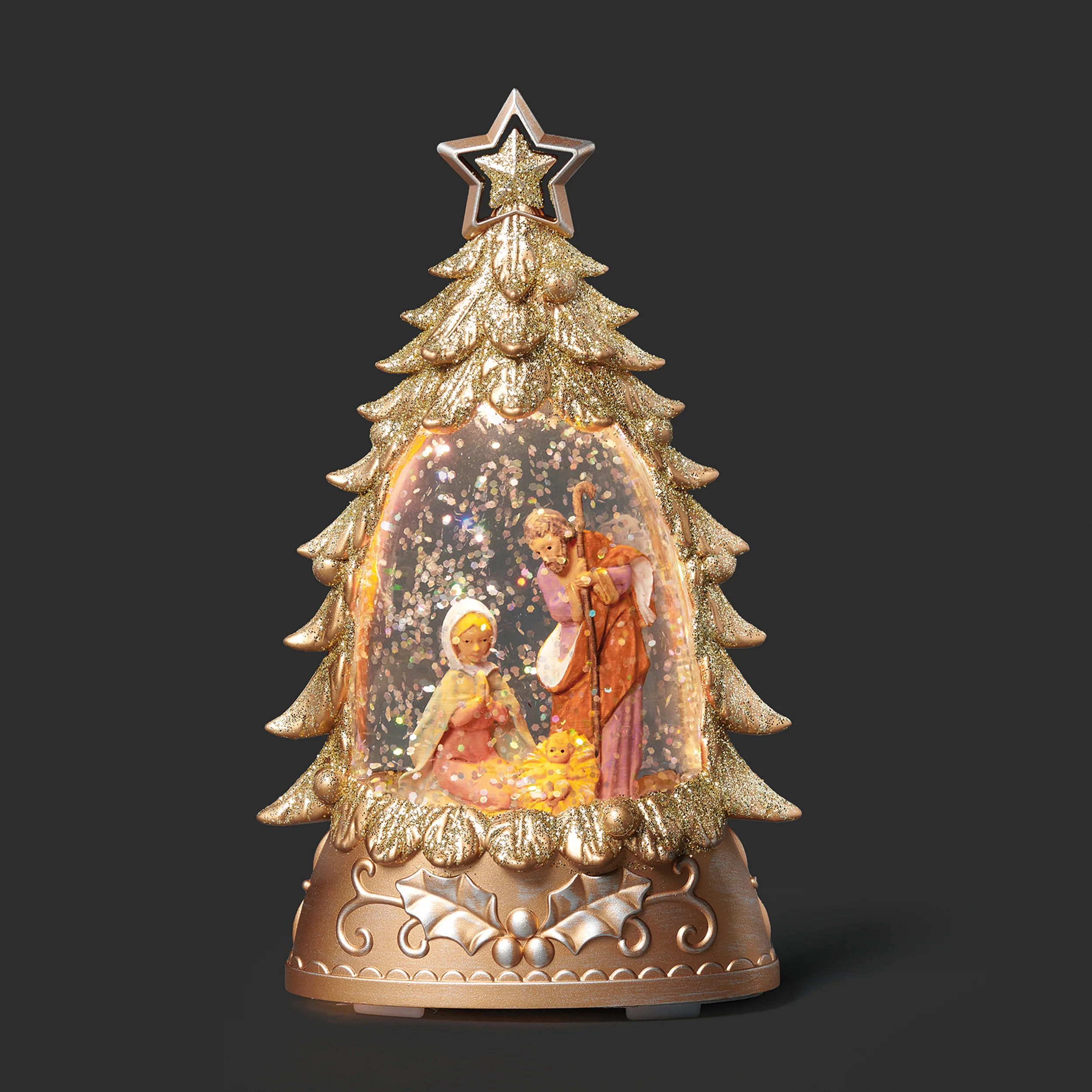 Fontanini Holy Family Lighted - Shimmering Merry Lites