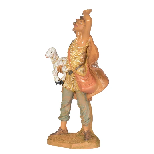 Fontanini Micah with Lamb - 7.5" Scale - Image 2