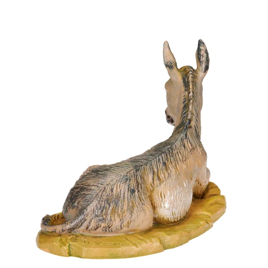Fontanini Seated Donkey - 7.5" Scale - Image 4