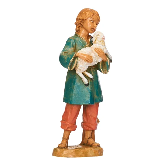 Fontanini Silas the Shepherd Boy - 7.5" Scale - Image 2