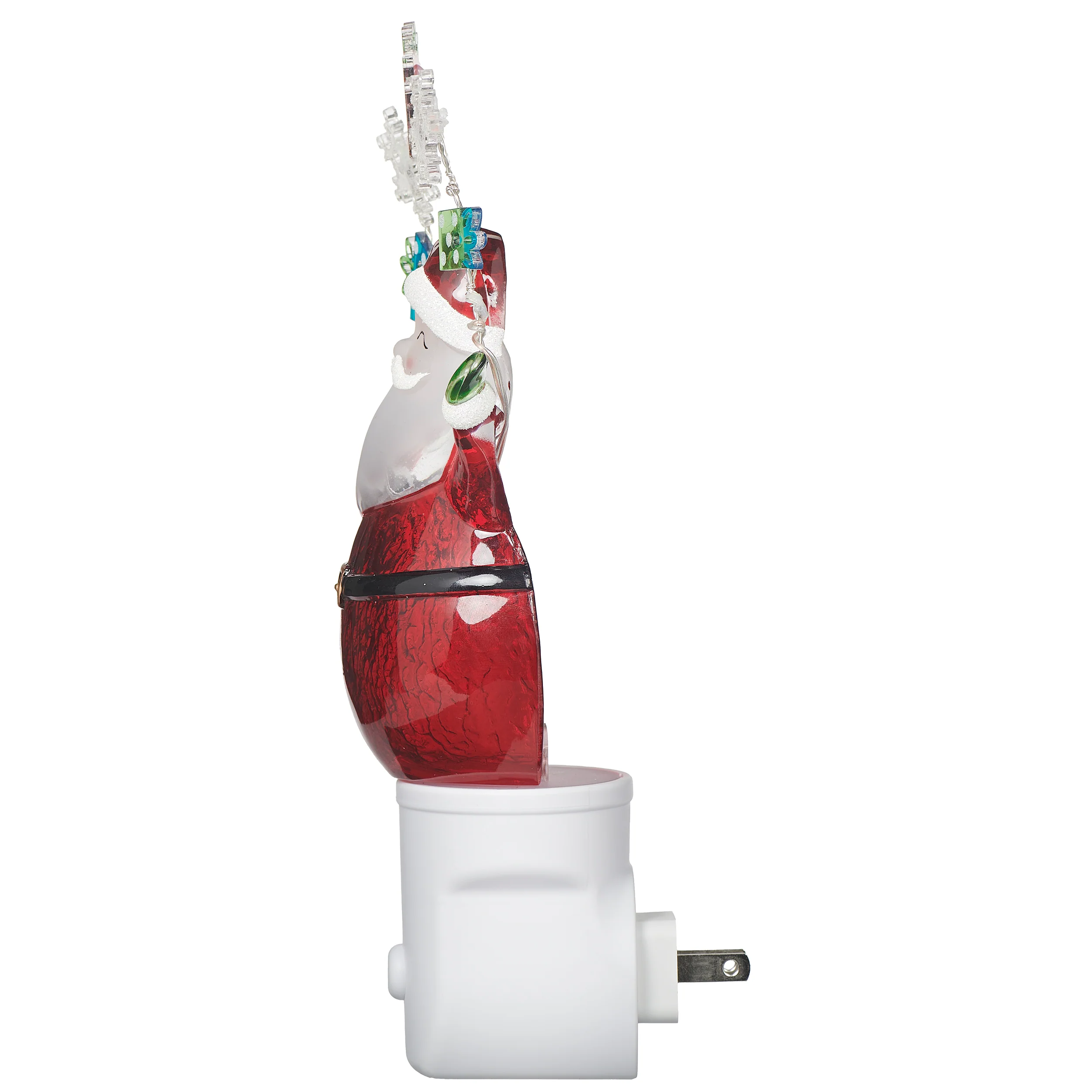 Roman Lights Santa with Snowflake & Present Garland Night-Light - Image 2
