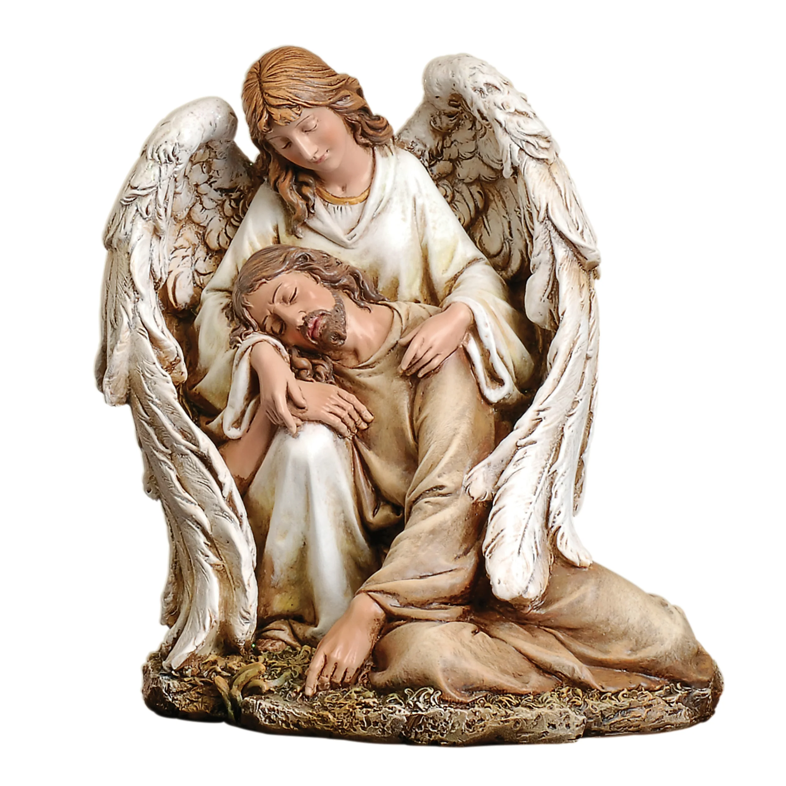 Joseph's Studio Angel with Fallen Christ Figure - Renaissance Collection