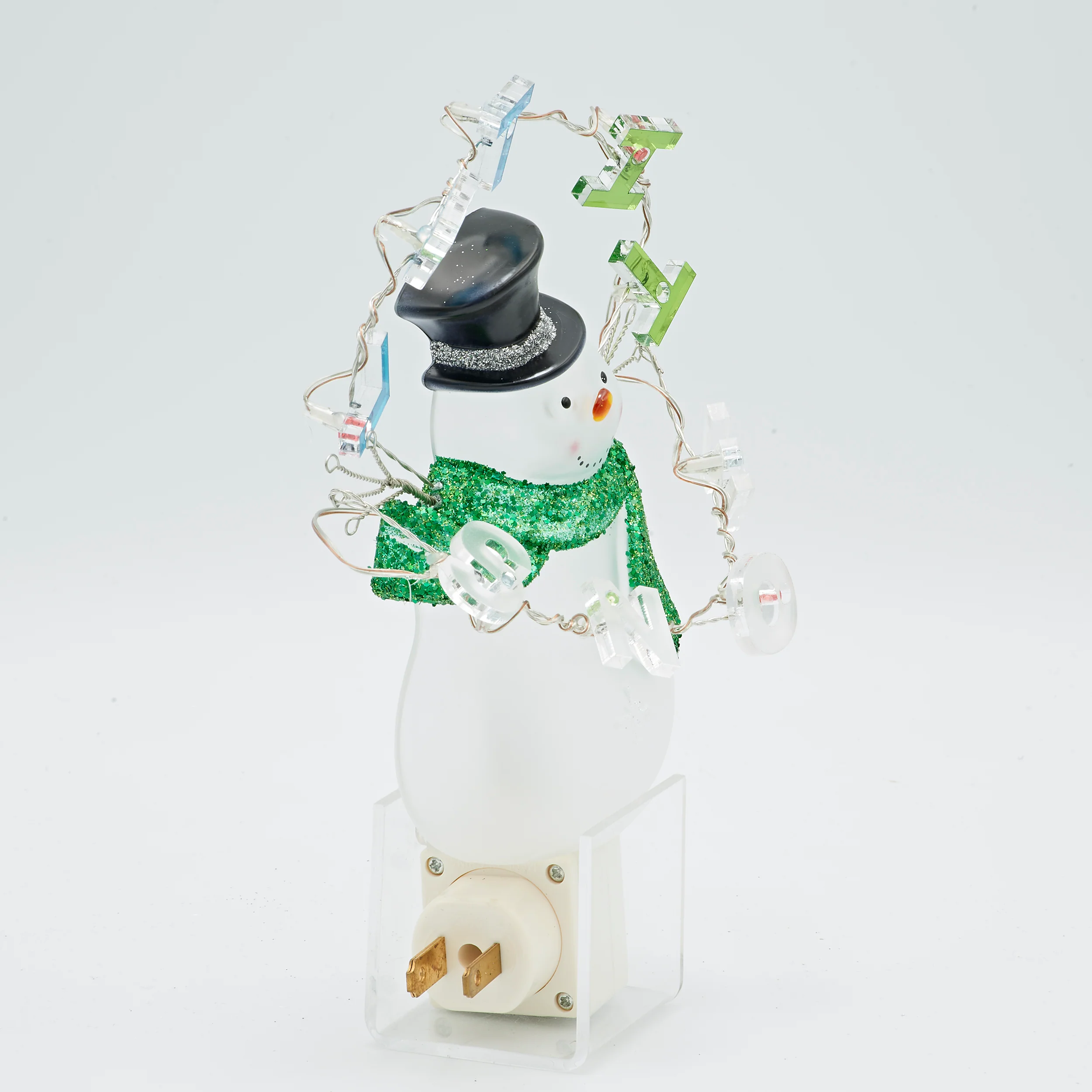 Roman Lights "Let It Snow" Snowman Night-Light - Image 2