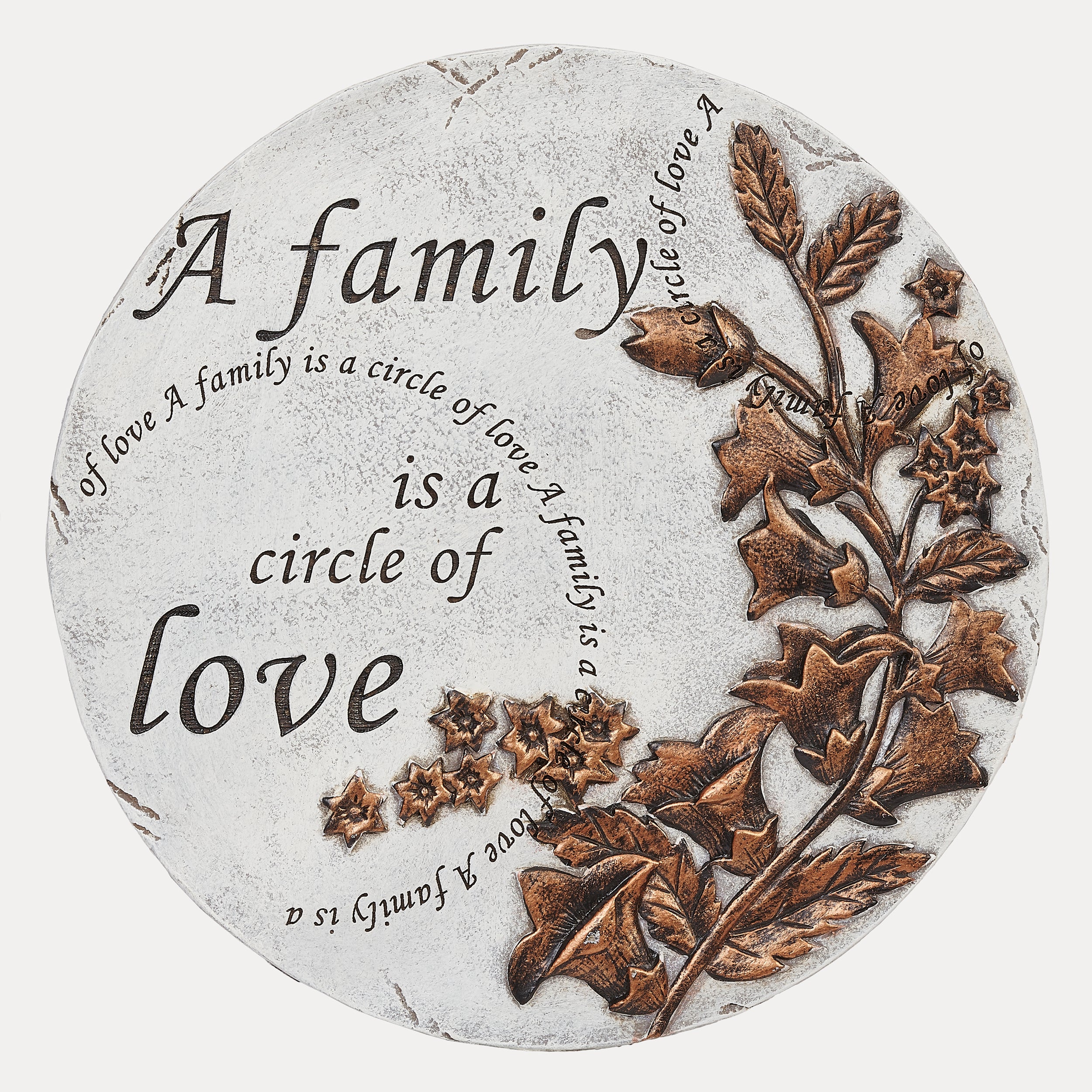 "A family is a circle of love" Garden Stone - Image 2