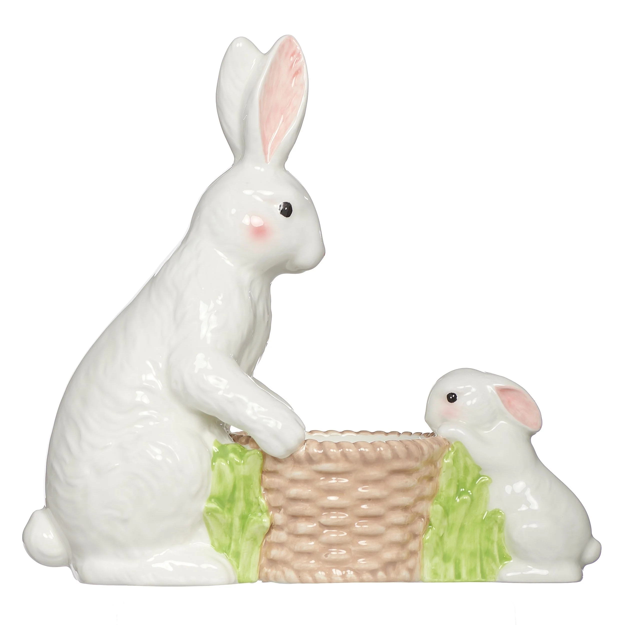 Adult & Baby Bunny Planter - Image 2
