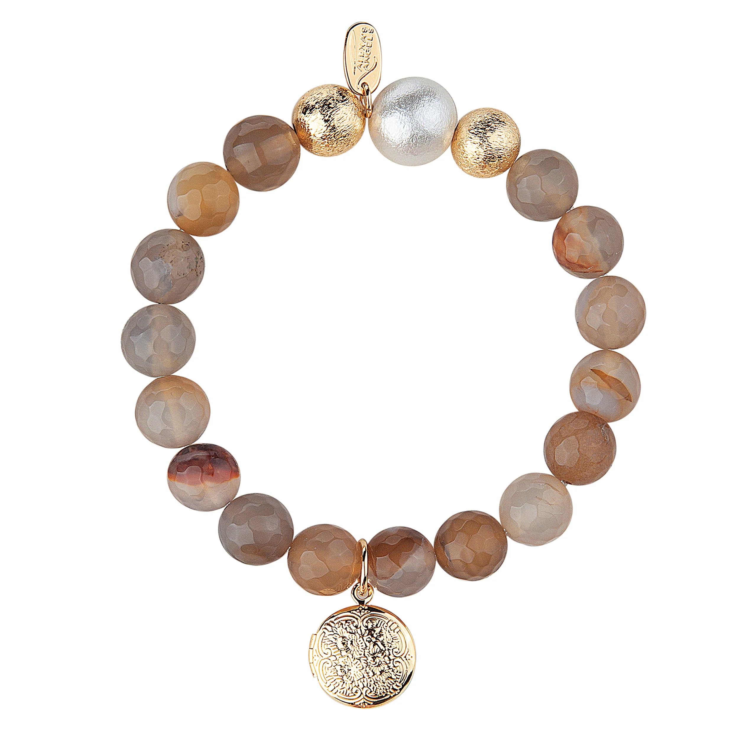 Alexa's Angels Cotton Pearl Prayer Box Bracelet - Image 3