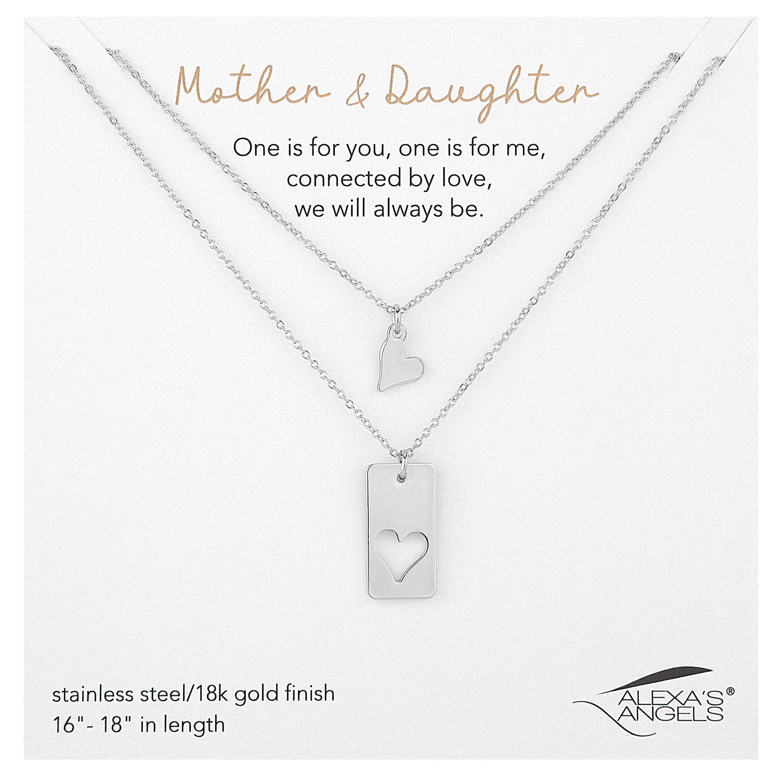 Alexa's Angels Mother & Daughter "One for You, One for Me" Necklace Set - Image 3