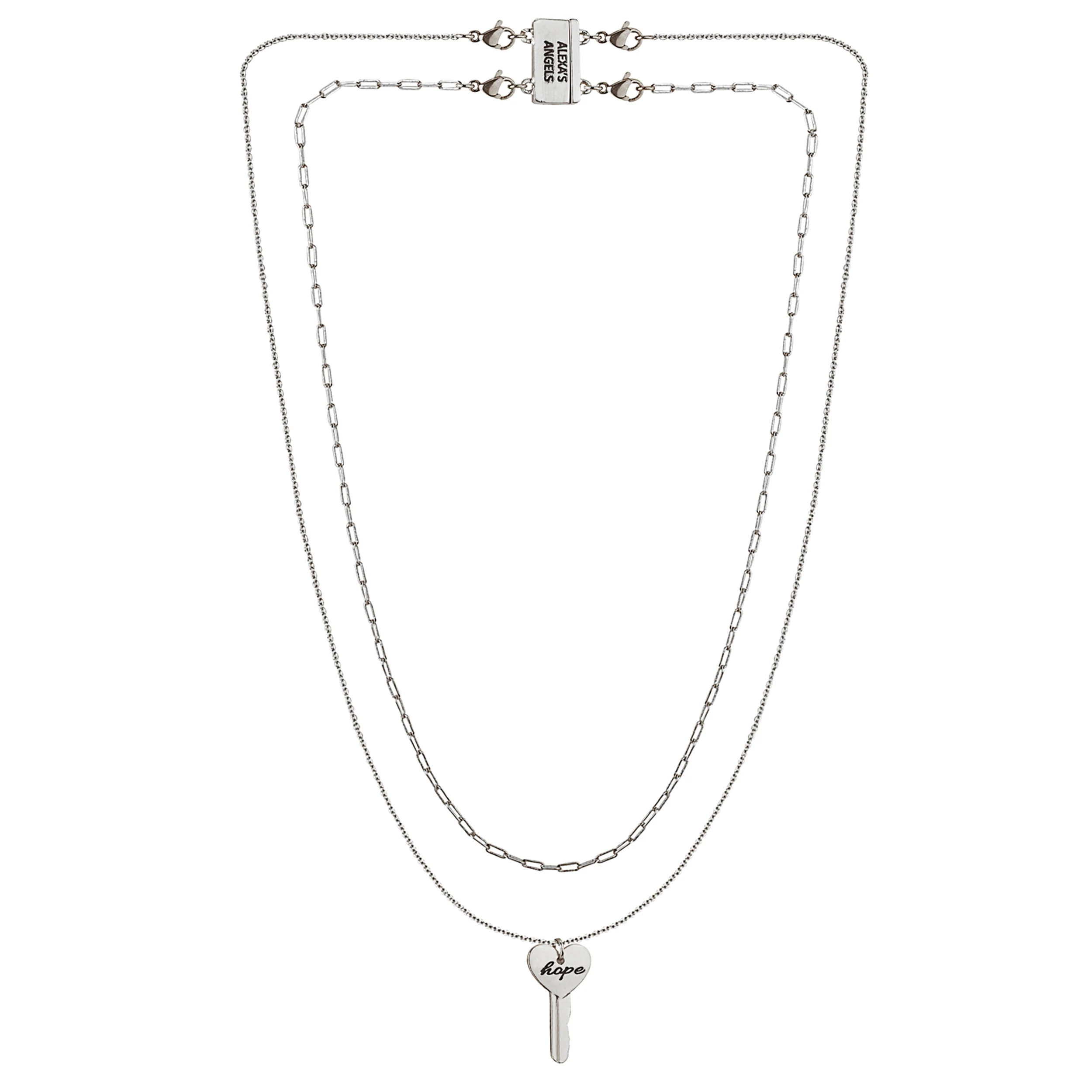 Alexa's Angels Two-in-One Hope Key Necklace
