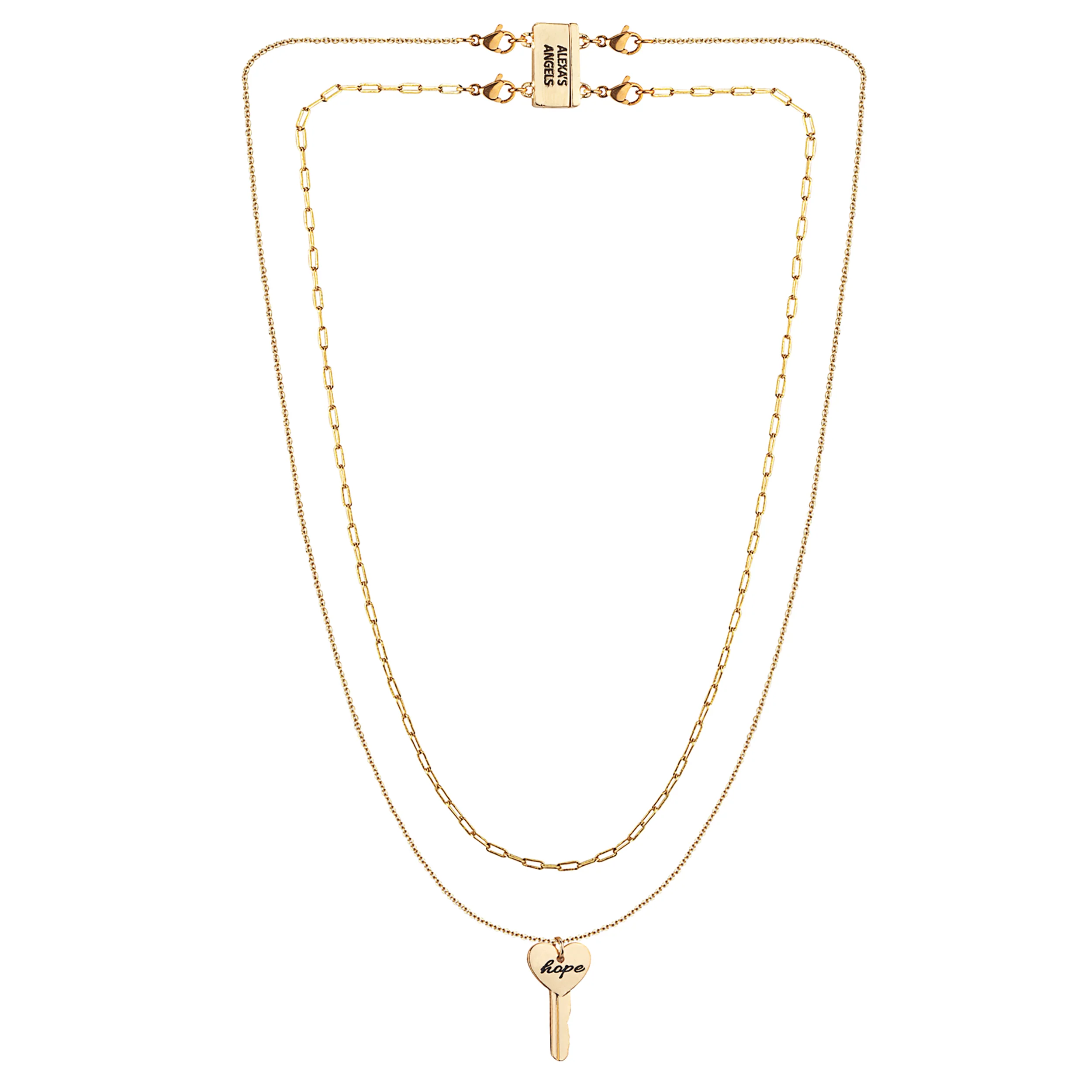 Alexa's Angels Two-in-One Hope Key Necklace - Image 3