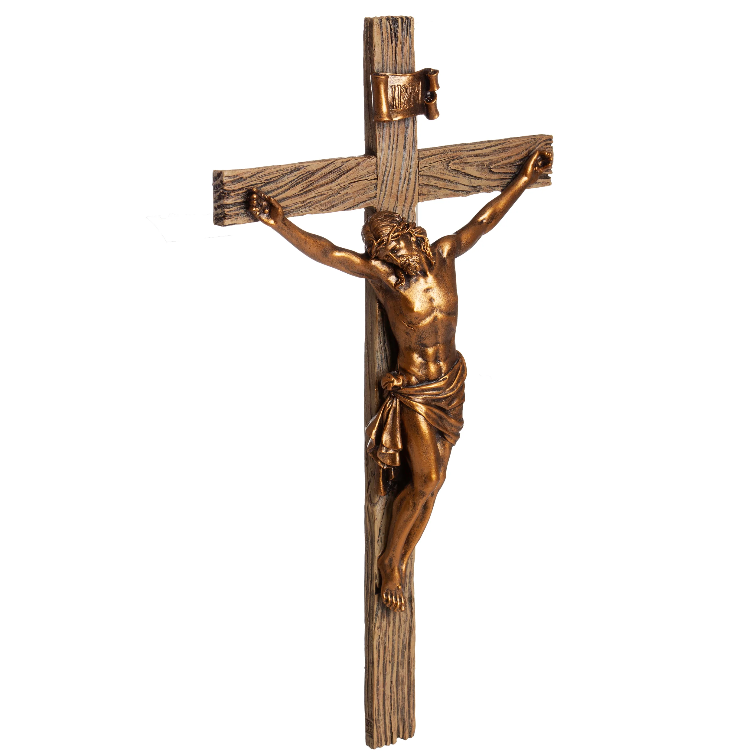 Joseph's Studio Antique Gold Crucifix - Image 3