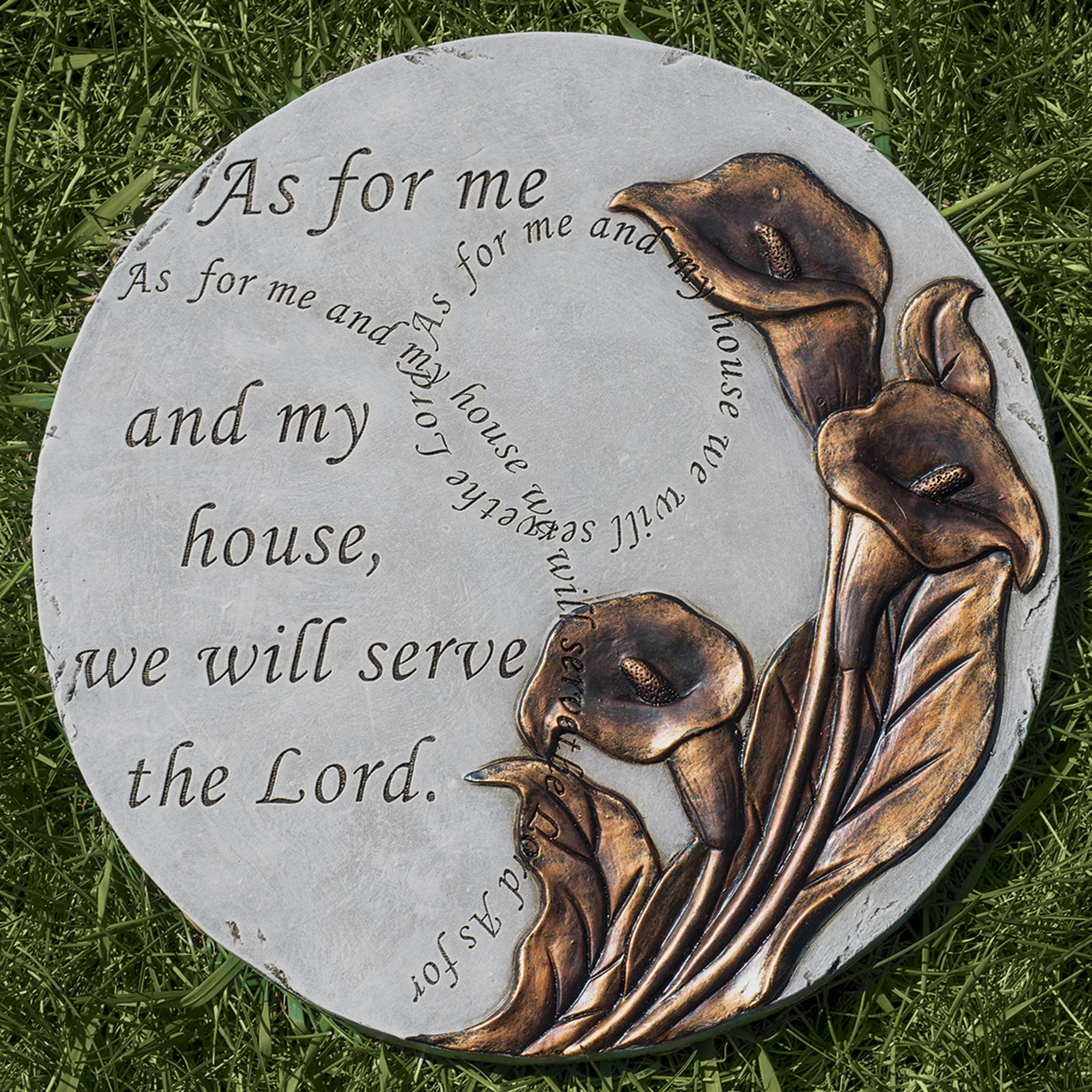 "As for me and my house" Garden Stone