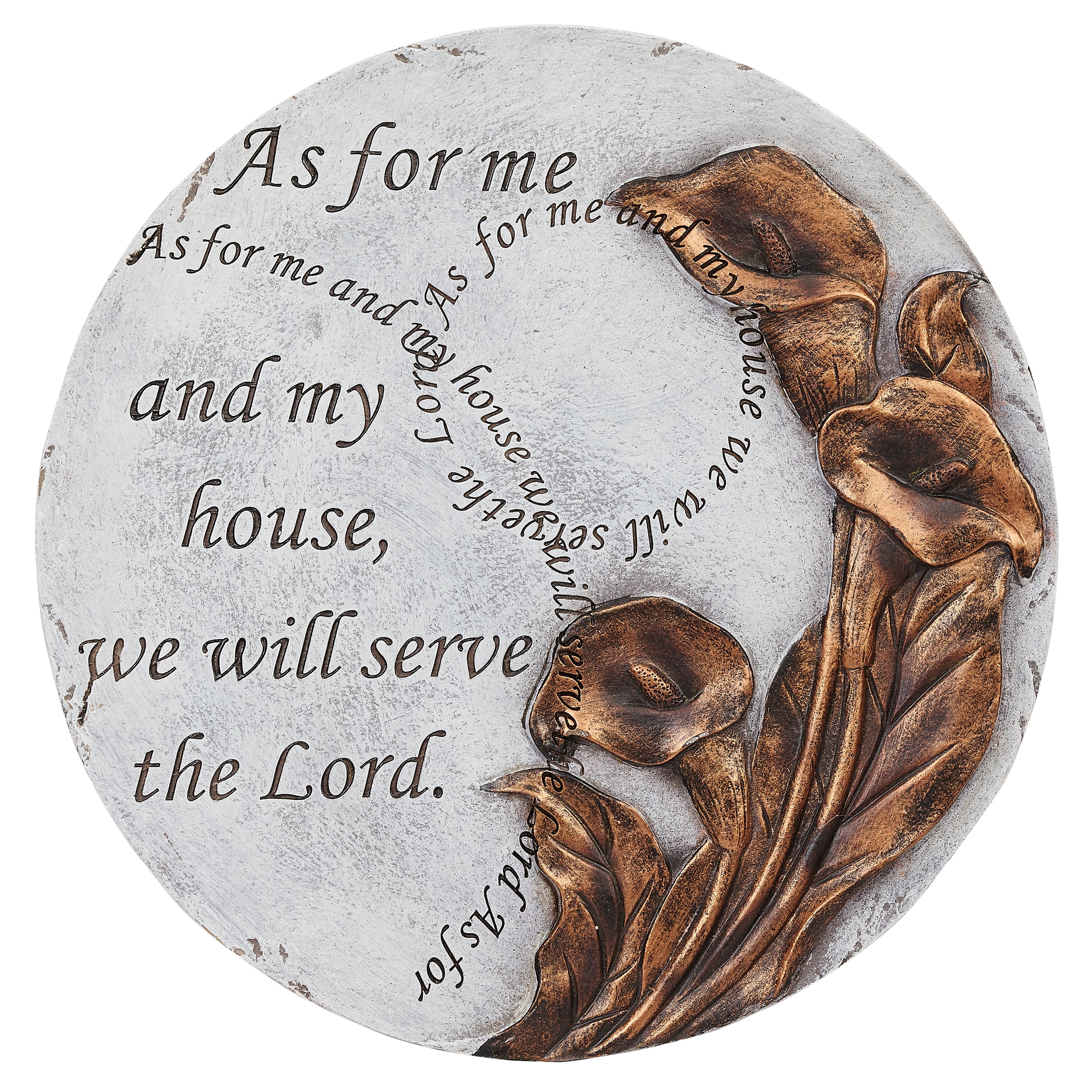 "As for me and my house" Garden Stone - Image 3