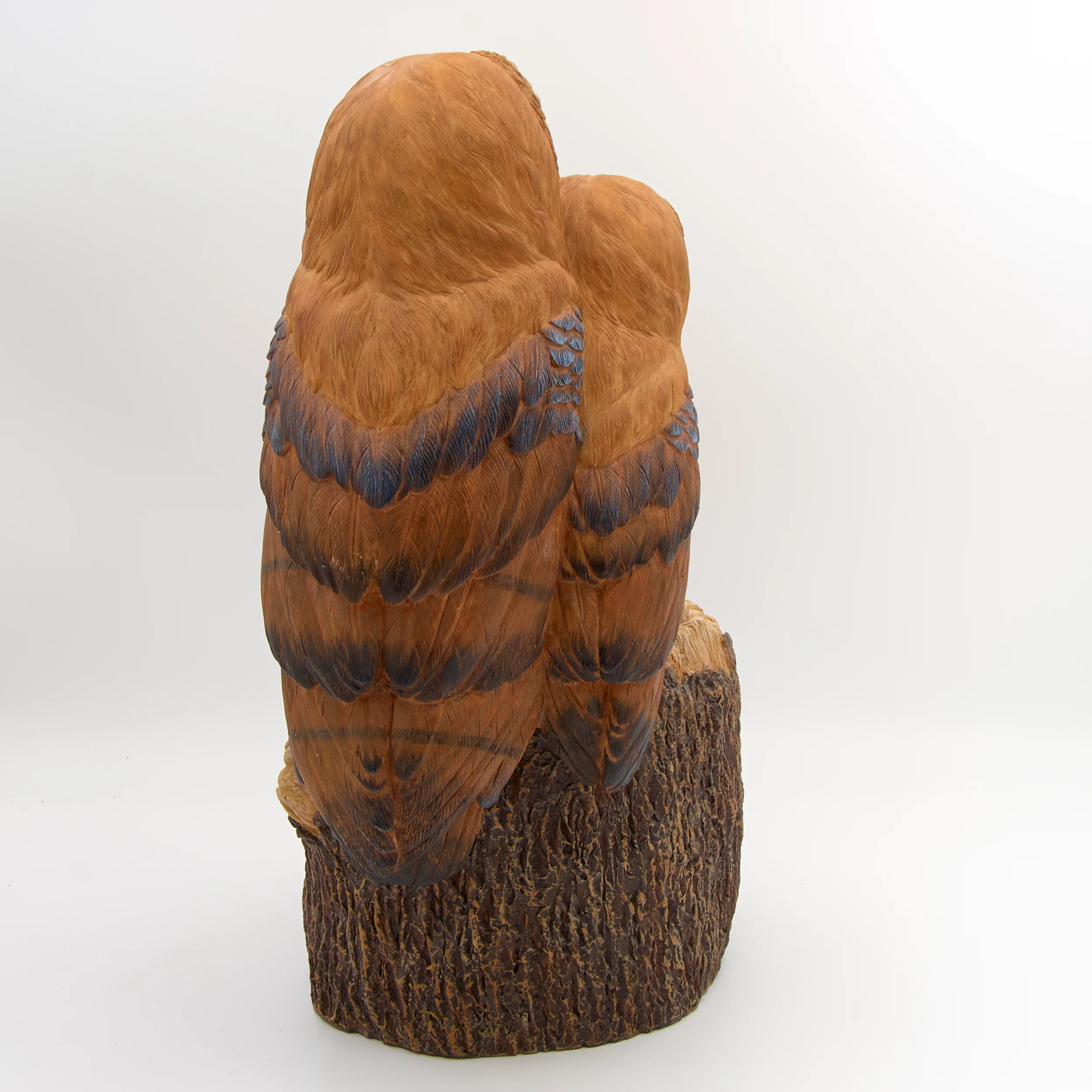 Barn Owl Pair Tree Trunk Planter - Image 3