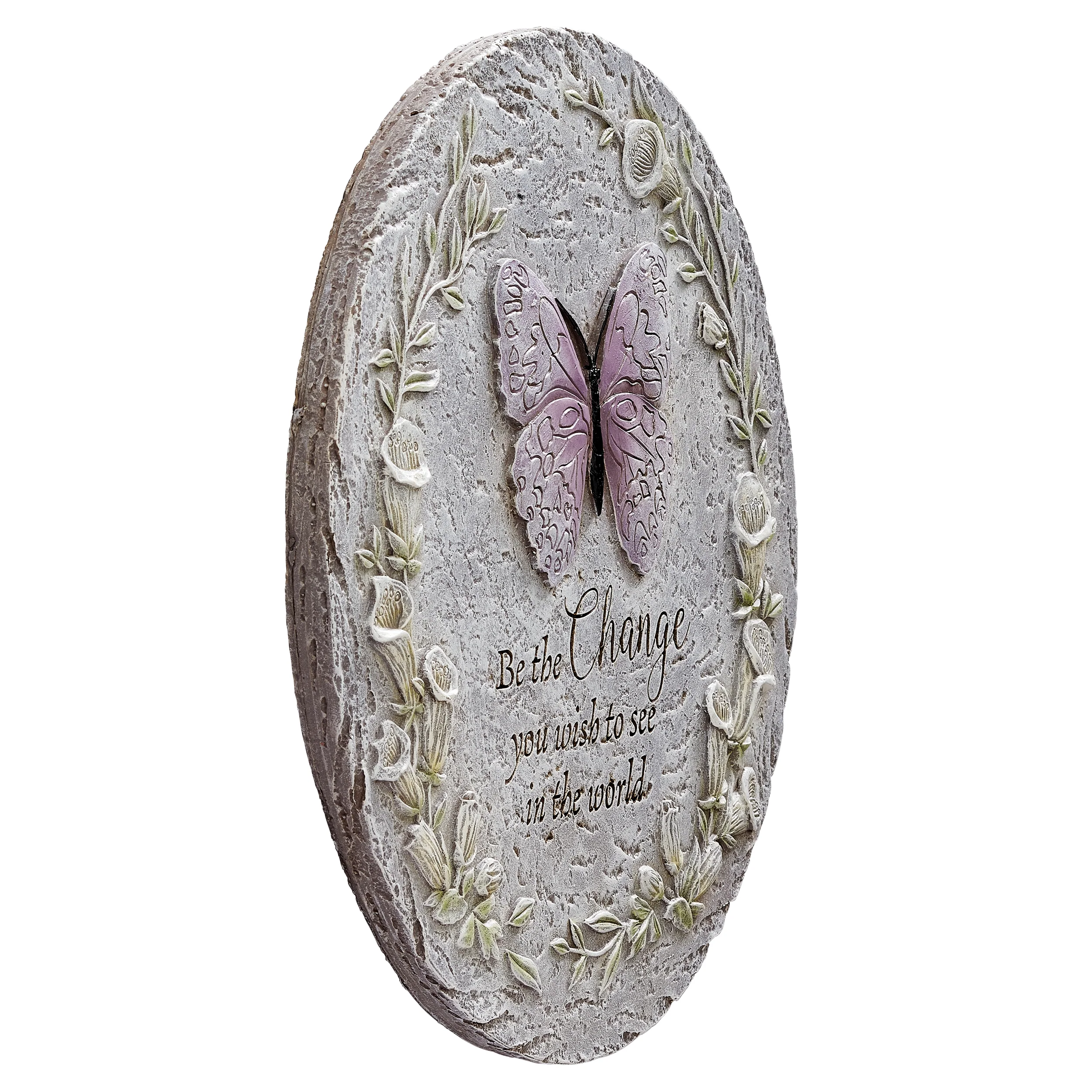 "Be the change" Butterfly Garden Stone - Image 2